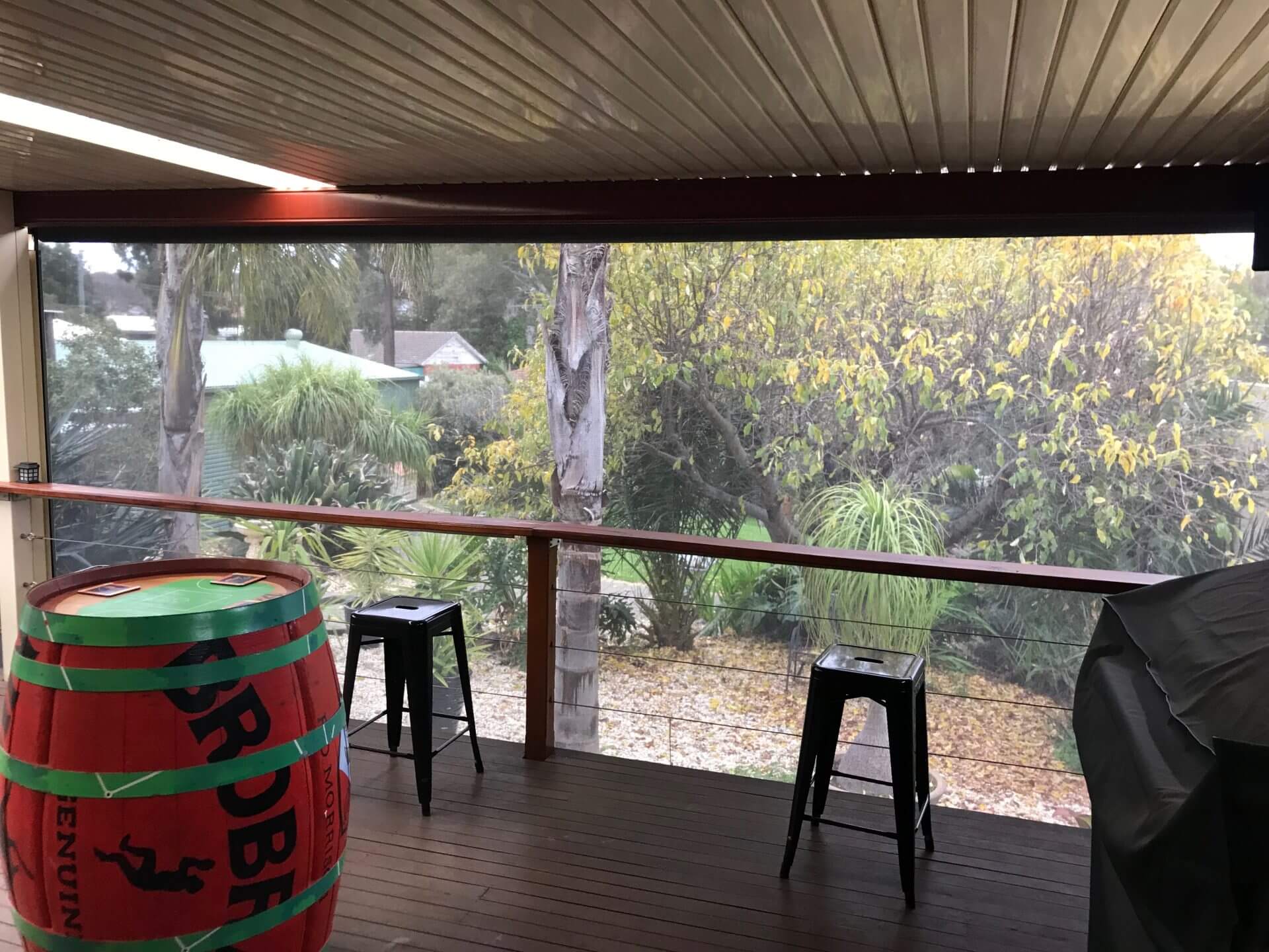 Cafe outdoor blinds in Adelaide