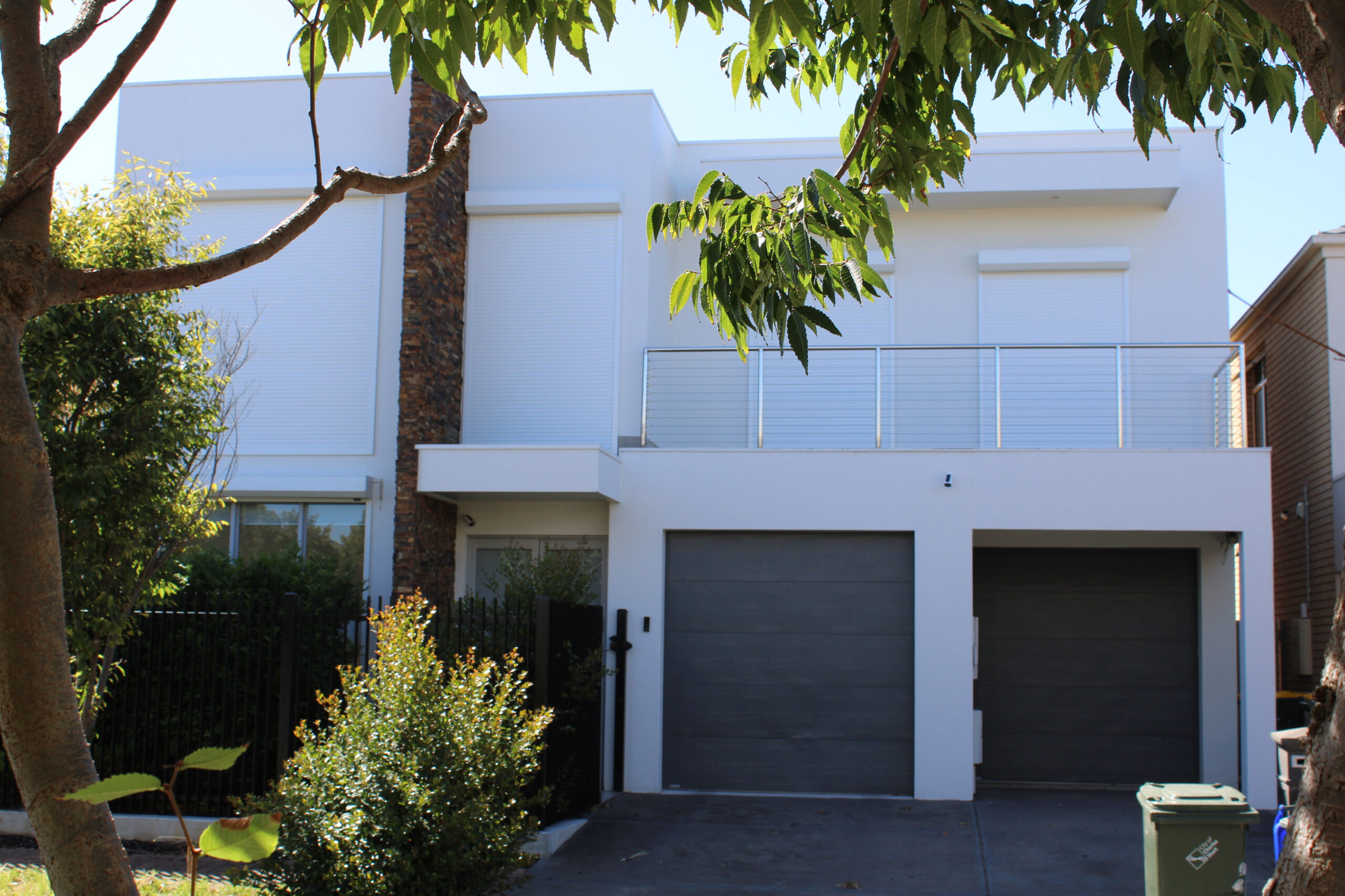 White Roller Shutters installed for a Adelaide homeowner.